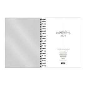 Agenda Espiral 2026 Compacta Color 176 Folhas Foroni - Sortido