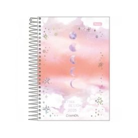 Agenda Espiral Cosmos 176 Folhas Foroni - Sortido