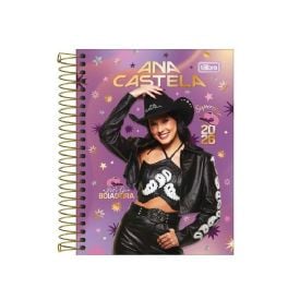 Agenda Espiral Ana Castela 2026 160 Folhas Tilibra - Sortido