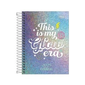 Agenda Espiral Glow 176 Folhas Tilibra - Sortido