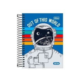 Agenda Espiral 2026 Pepper Masculina 160 Folhas Tilibra - 179035