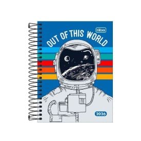 Agenda Espiral Pepper Masculina 2026 160 Folhas Tilibra - Sortido