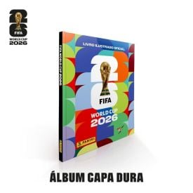 Álbum de Figurinhas Capa Dura Copa do Mundo Fifa 2026 - 112 Páginas
