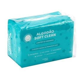 Algodão Quadrado Soft Clean Havan Baby - 50 Unidades