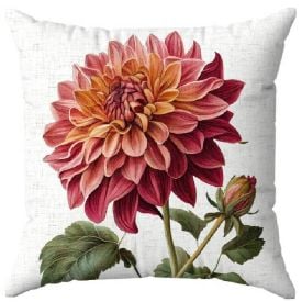 Almofada Decorativa 45X45 cm Estampada Havan Casa - Dalia Marsala