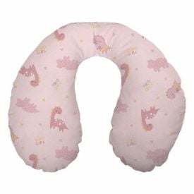 Almofada Apoio de Pescoço Toque Aveludado Havan Baby  - Dino Girl