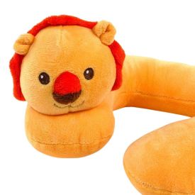 Almofada de Pescoço Infantil 100% Poliéster Havan Baby - Leão HBR0732
