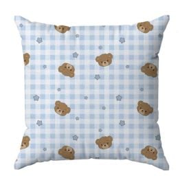 Almofada Decor 38X38cm Havan Baby - Urso Azul