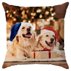 Almofada Decorativa 45X45 Cm Natal Havan Casa - Golden
