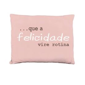 Almofada Decorativa 100% Poliéster Funny Havan Casa - Rosa