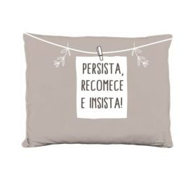 Almofada Decorativa 100% Poliéster Funny Havan Casa - Bege