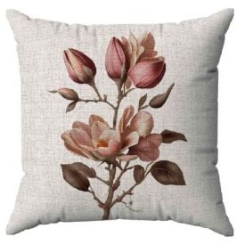 Almofada Decorativa Estampada Naturalle Havan Casa - Tulipa Rosa