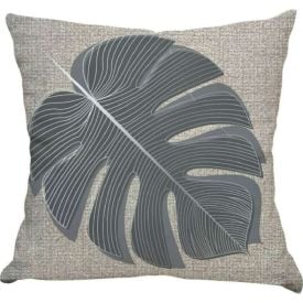 Almofada Decorativa Estampada 45X45cm Naturalle Havan Casa - Costela de Adão