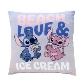 Almofada Decorativa 43X43 Cm Disney Hedrons - Stitch Ice