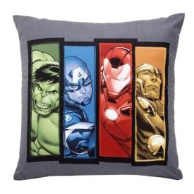 Almofada Decorativa 43X43 Cm Disney Hedrons - Vingadores Luta