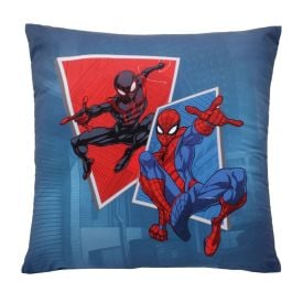 Almofada Decorativa 43X43 Cm Disney Hedrons - Homem Aranha Azul