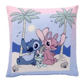 Almofada Decorativa 43X43 Cm Disney Hedrons - Stitch Praia