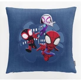 Almofada Decorativa 43X43 cm Disney Hedrons - SPIDEY CITY