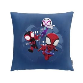 Almofada Decorativa 43X43 cm Disney Hedrons - SPIDEY CITY