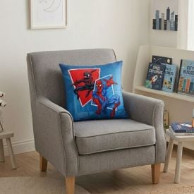 Almofada Decorativa 43X43 cm Disney Hedrons - Homem Aranha Azul