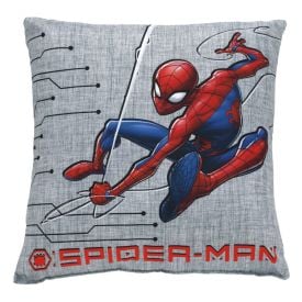 Almofada Decorativa 43X43 Cm Disney Hedrons - Homem Aranha Teia