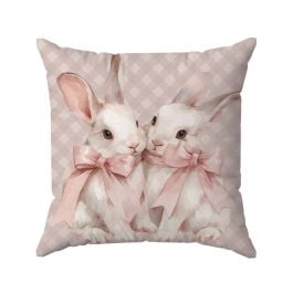 Almofada Decorativa 45X45 Cm Páscoa Havan Casa - Laços 