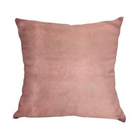 Almofada Decorativa 50X50cm Veludo Italiano Liso Havan Casa - Rosa Pó