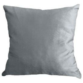 Almofada Decorativa 50X50cm Veludo Italiano Liso Havan Casa - Cinza