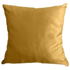 Almofada Decorativa 50X50cm Veludo Italiano Liso Havan Casa - Ambar
