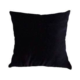 Almofada Decorativa 50X50cm Em Veludo Italiano - Preto