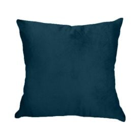Almofada Decorativa 50X50cm Em Veludo Italiano - Azul Marinho