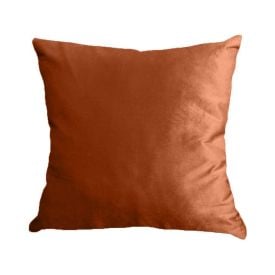 Almofada Decorativa 50X50cm Em Veludo Italiano - Ocre