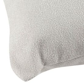 Almofada Decorativa com Zíper 45X45 cm Boucle Hedrons - Marfim