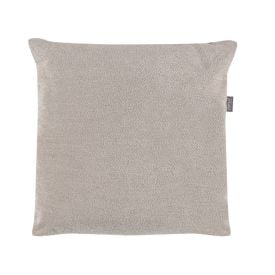Almofada Decorativa Com Zíper 45X45 Cm Boucle Hedrons - Areia