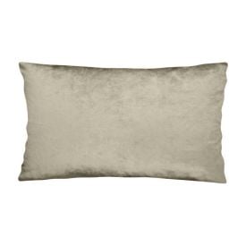 Almofada Para Sofá 30X50 Cm Veludo Italiano Havan Casa - Champagne