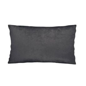 Almofada Para Sofá 30X50 Cm Veludo Italiano Havan Casa - Cinza