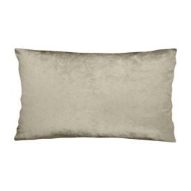 Almofada Decorativa Lisa De 30X50cm Veludo Italiano - Champagne