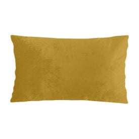 Almofada Decorativa Lisa De 30X50cm Veludo Italiano - Âmbar
