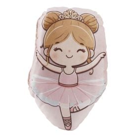 Almofada Infantil Divertida Bailarina Havan Casa - Rosa