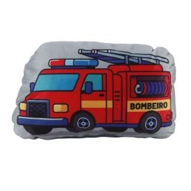 Almofada Infantil Divertida Carros Havan Casa - Bombeiro