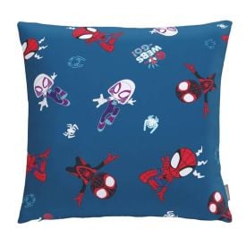 Almofada Estampada 43X43cm Disney Hedrons  - Spidey Webs Rotativo
