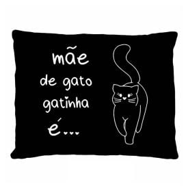 Almofada Funny 35X45 Cm Animais Havan Casa - Preto Mãe