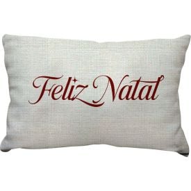 Almofada Decorativa Naturalle 30X48 Cm Natal Havan Casa - Feliz Natal