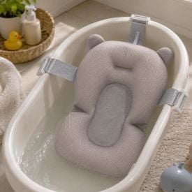 Almofada para Banheira de Bebê Havan Baby - Cinza