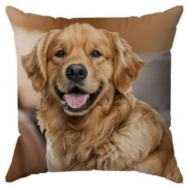 Almofada Decorativa 43X43 cm Pets Havan Casa - Golden Ocre