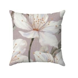 Almofada Veludo 48X48 Cm Estampada Havan Casa - Violeta  
