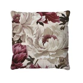 Almofada Veludo 48X48 Cm Estampada Havan Casa - Begônia Fúcsia