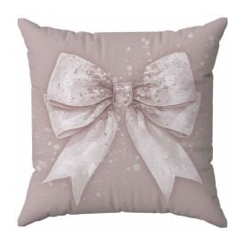 Almofada Veludo 48X48cm Estampada Havan Casa - Laço