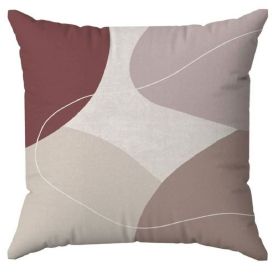 Almofada Veludo 48X48 cm Estampada Havan Casa - Geométrico Begônia 