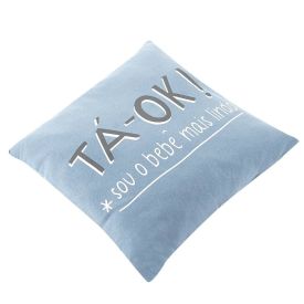 Almofadas Funny 35X35cm Havan Baby - Azul Ta-Ok